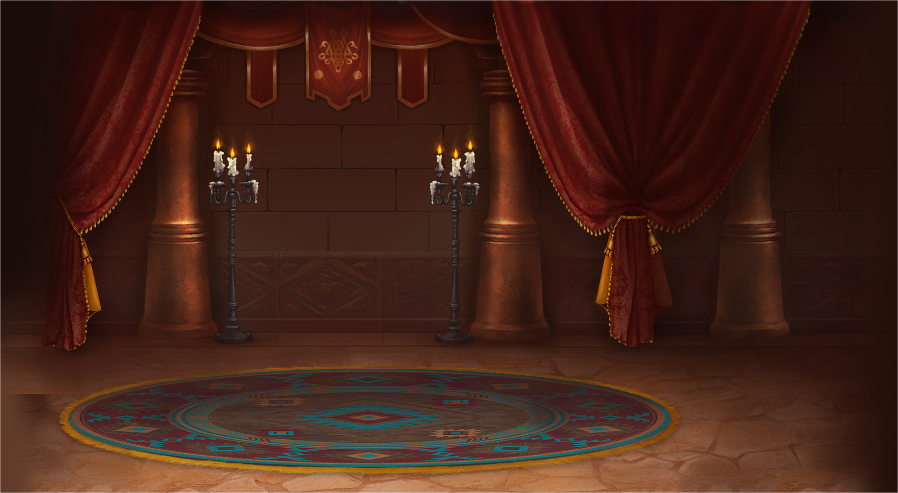 DirtyLeague event arena: league stage decorated for a themed event